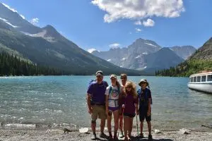 family on Lake Josephine