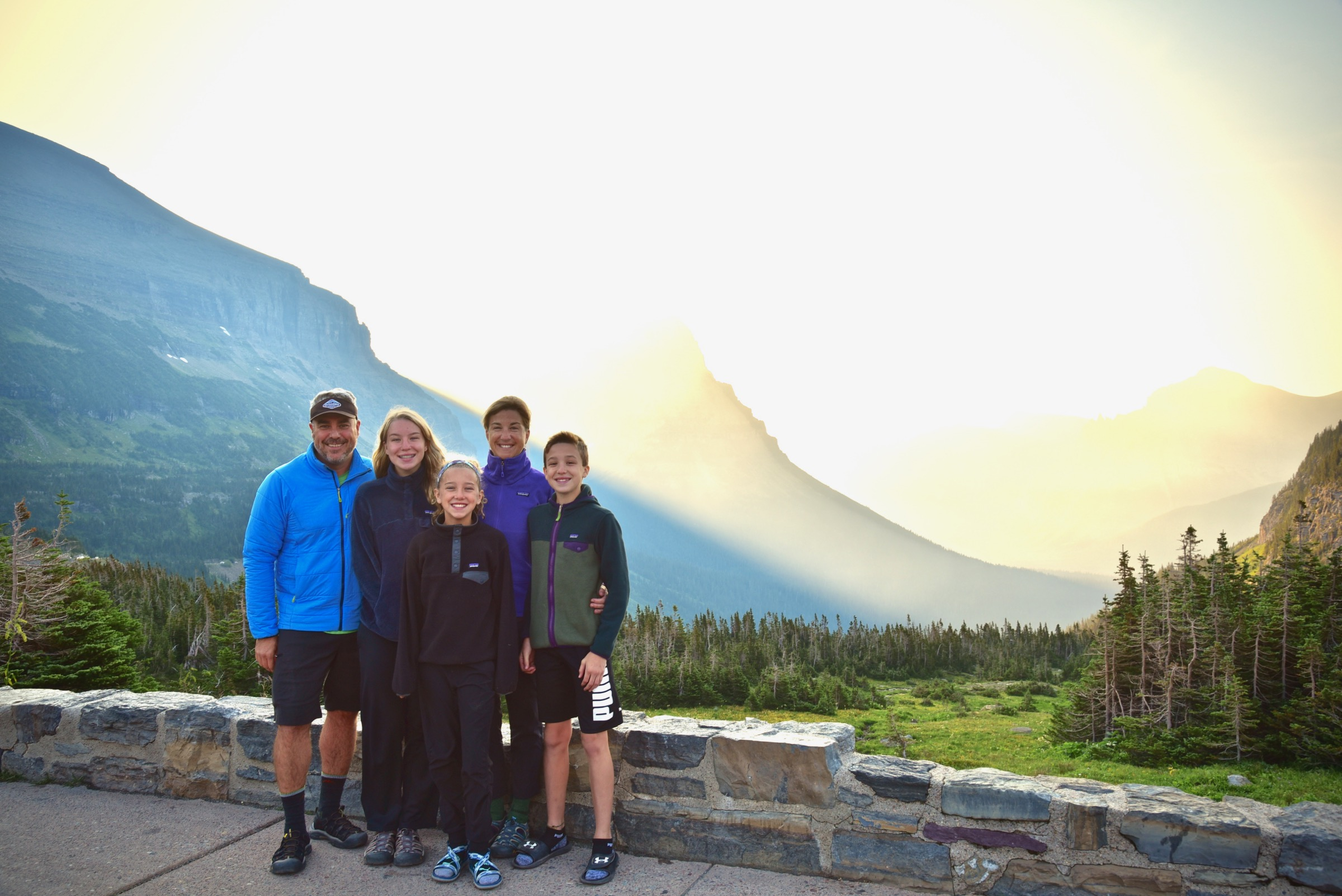The Wiscohana family enjoying time outdoors.