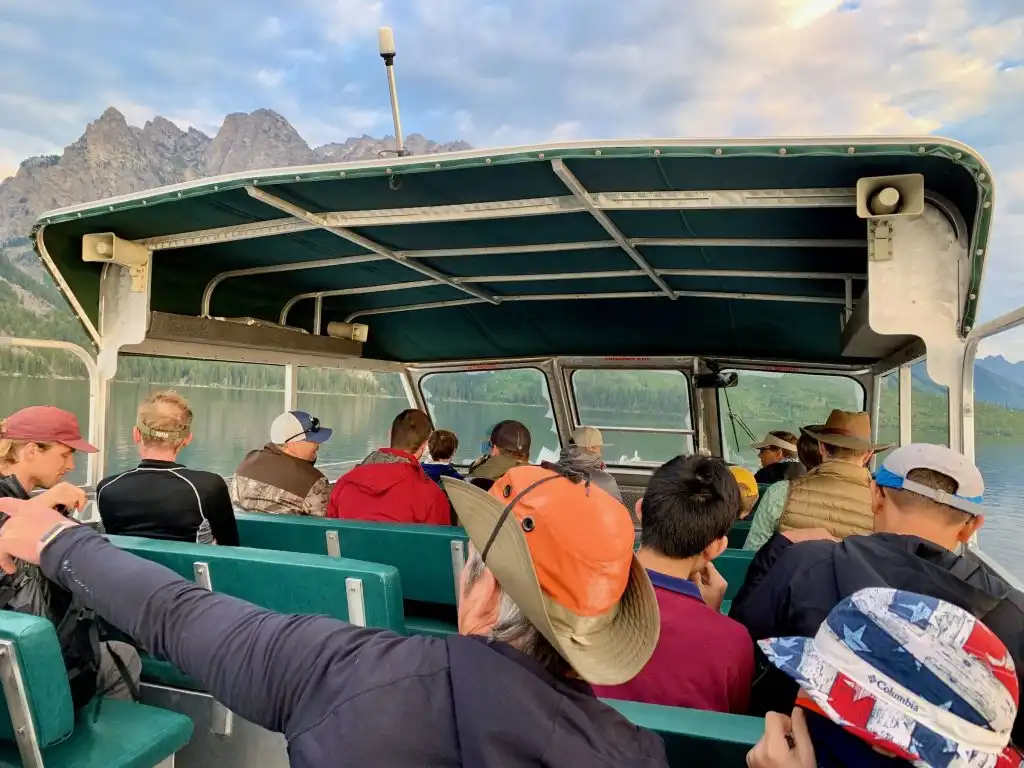 Jenny Lake Boating shuttle.